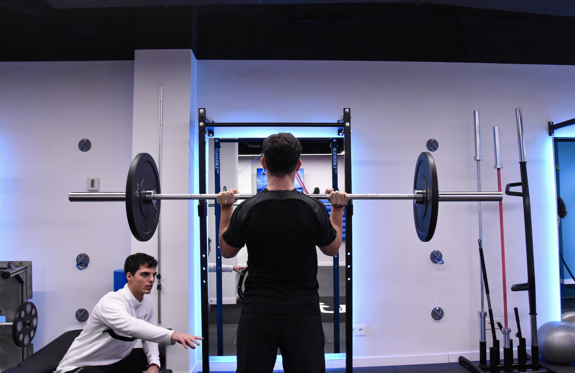 Entrenador personal fuerza