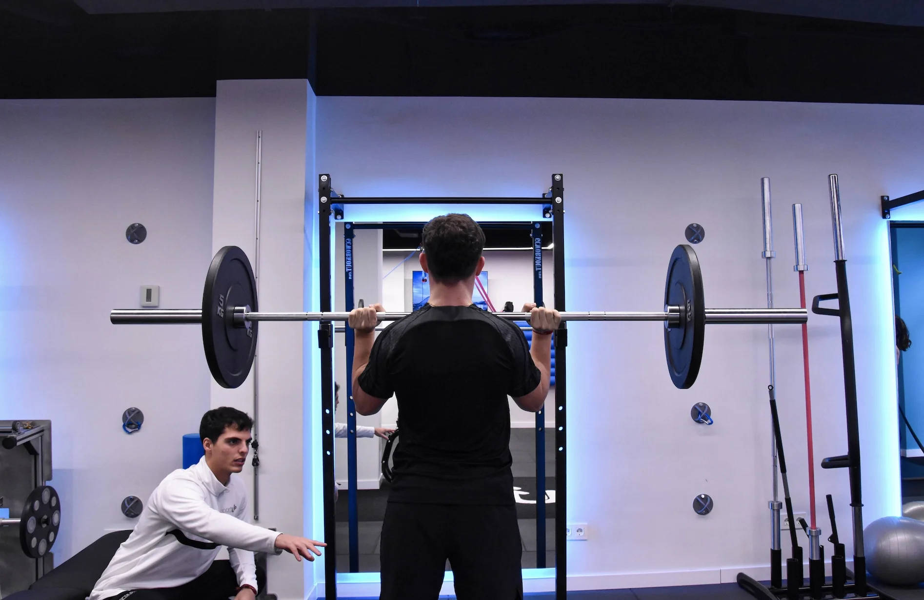 Entrenador personal fuerza